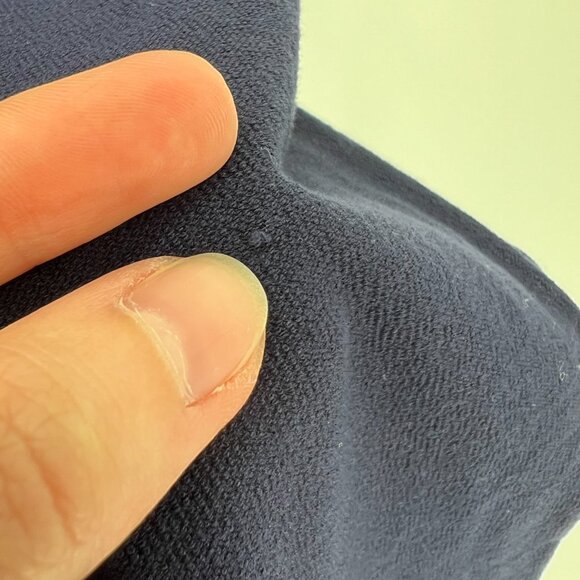 Eileen Fisher System Washable Stretch Crepe‎ Slim Ankle Pant Size XS Navy Blue - Picture 5 of 11